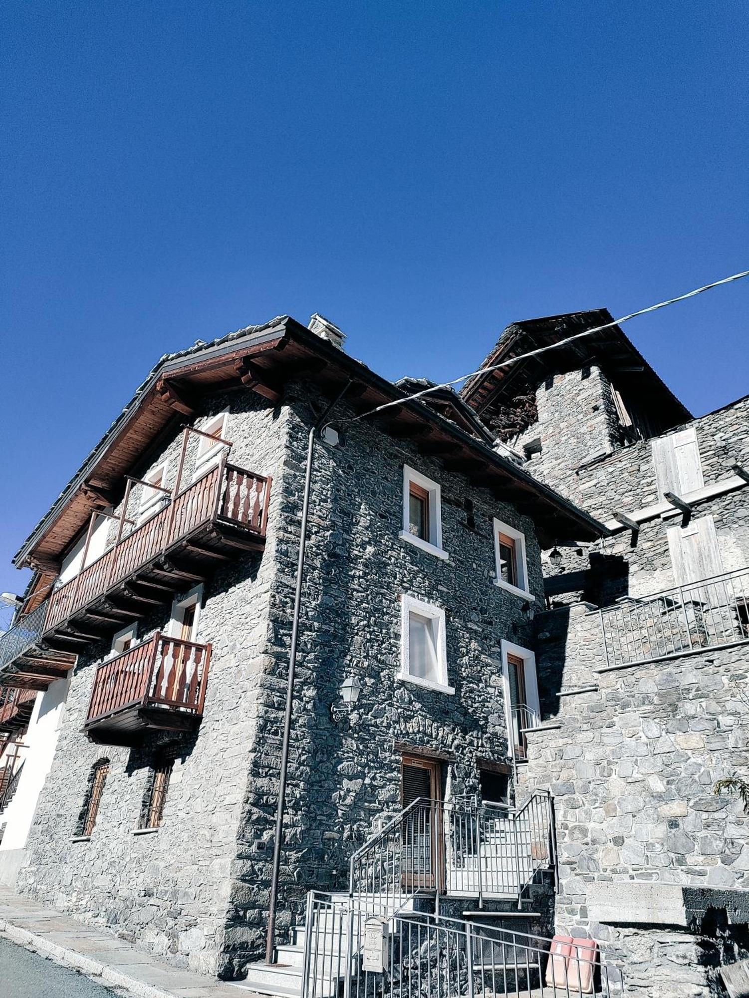 La Guida E L'Architetto Lägenhet Saint-Rhemy-En-Bosses Exteriör bild